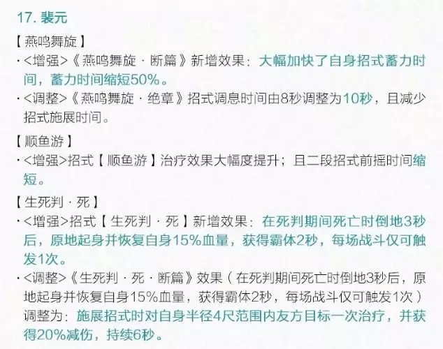 剑网3指尖江湖新版裴元装备技能怎么选择图2