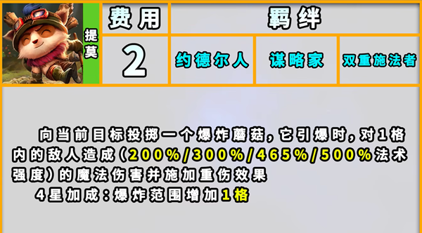 云顶之弈手游S9提莫技能怎么样 S9提莫技能一览图1