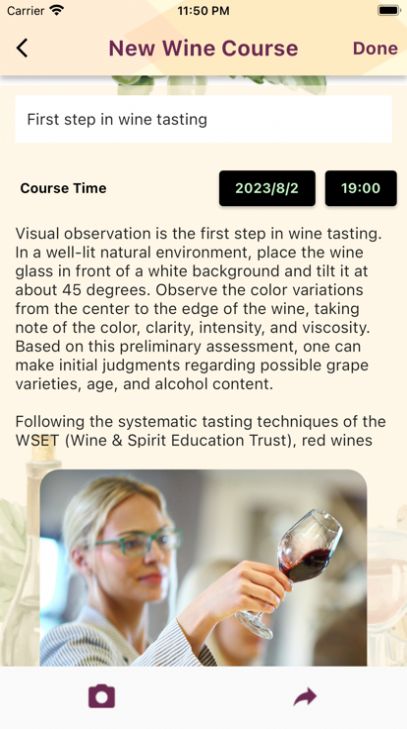 wine course