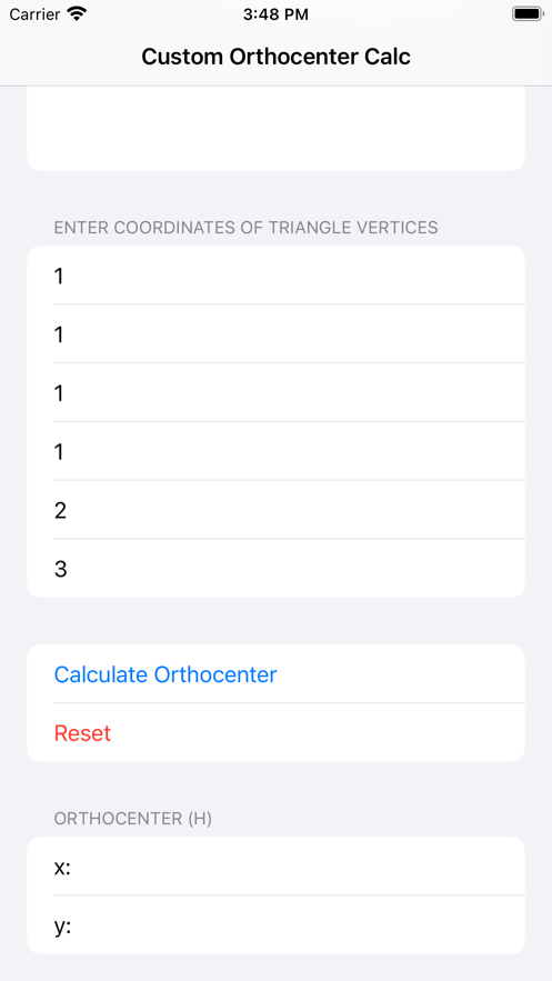 Cal4TriangleOrthocenter