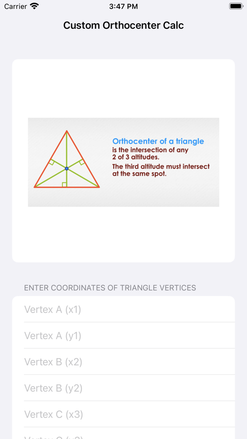 Cal4TriangleOrthocenter