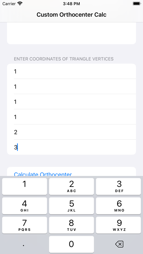 Cal4TriangleOrthocenter