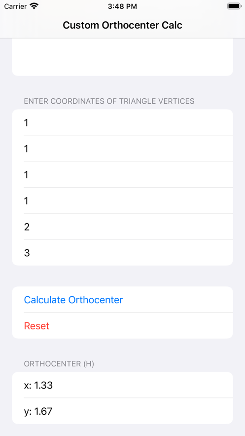 Cal4TriangleOrthocenter