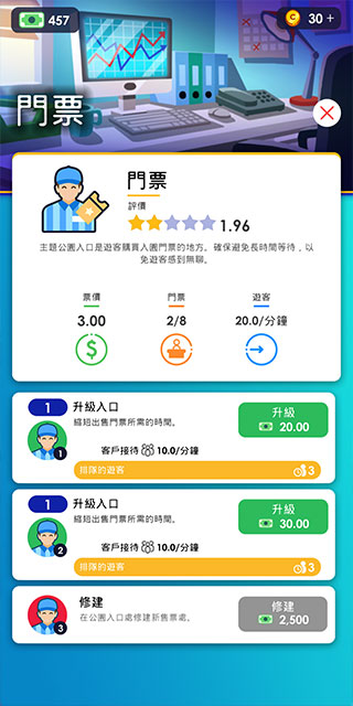 闲置主题公园大亨免广告版图1